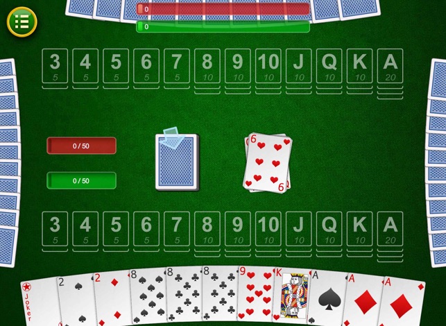 online canasta hand and foot free